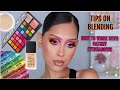 COLORFUL EYESHADOW TUTORIAL USING THE LAROC PRO CIRCUS TENT PALETTE| EYESHADOW BLENDING TIPS