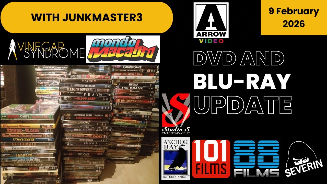 DVD and Blu-Ray Update 9 February (2026)