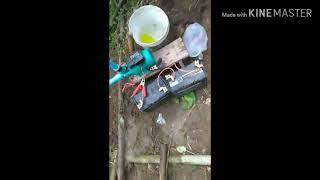ลองปั้มdcบัสเลน24v380w ครึ่งแรงท่อดูด1นิ้วออก1นิ้วส่งชันไกลเอาเรื่อง