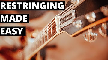 How to keep NEW guitar strings IN TUNE - best stringing method for improved tuning stability