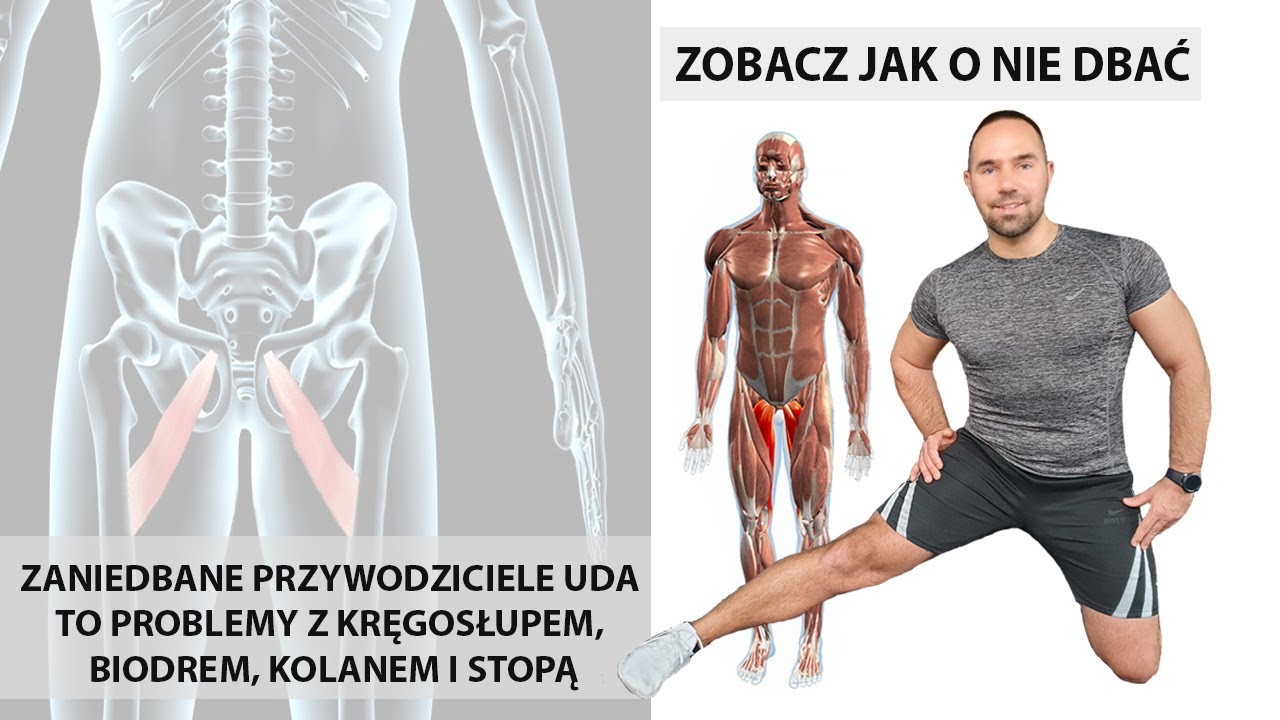 Dbaj o przywodziciele uda! Jeżeli je zaniedbasz, odwdzięczą Ci się bólem kręgosłupa, kolana, biodra.