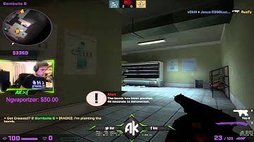 CSGO | KennyS Calls Me For Lessons..1v5 Eco Clutch Ace Mirage Global Elite Game | AK