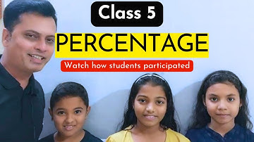Percentage | Class 5 | Maths | Explained in hindi
