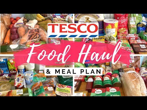 TESCO HOLIDAY FOOD HAUL 2022 | TESCO GROCERY HAUL FOR FAMILY OF THREE | WEEKLY FOOD HAUL UK
