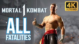 Mortal Kombat 1 - All Jean Claude Van Damme Fatalities 4k HDR