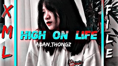 High on life remix 🔥||🎯 Free XML 📩|| Check the description below || #alightmotion #xml
