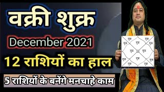 शुक्र हुए वक्री -30 दिसम्बर से 29 जनवरी 2022 तक ll Venus Retrograde