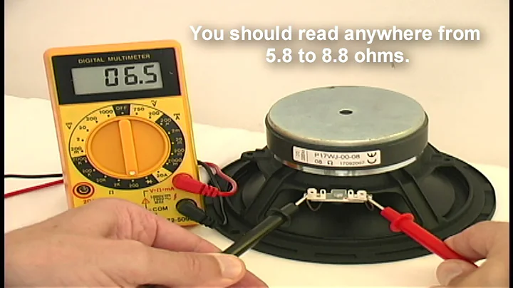 How to Test any Speaker with a Multimeter.