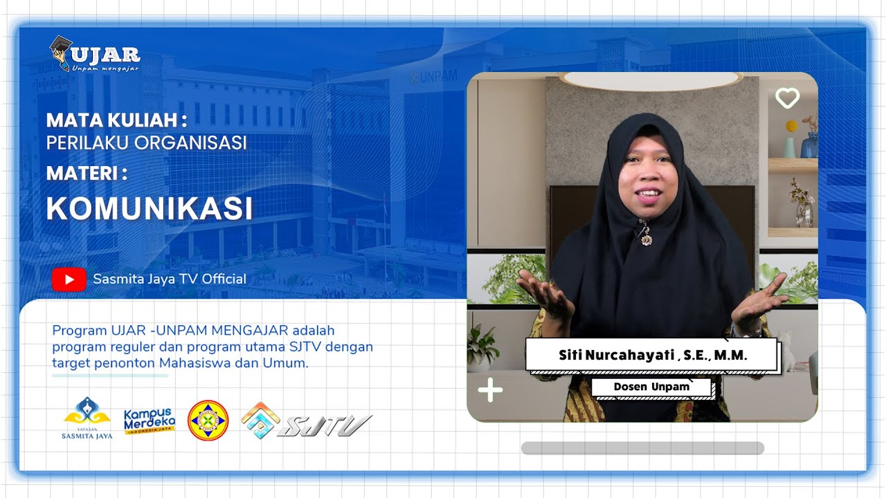 UJAR PERILAKU ORGANISASI PERTEMUAN 6 KOMUNIKASI - YouTube