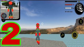 Stickman Spider Rope Hero 2 - Mafia Vegas City #2 Android Gameplay screenshot 2