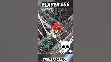 Bro found player 456 in real life..!! (squid game) #trollface #shorts