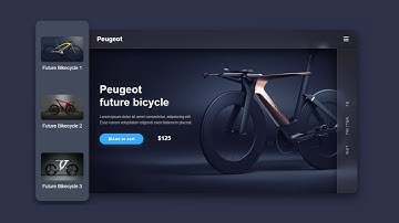 🚴 build a stunning future bicycle website with html, css & js | modern ui design tutorial