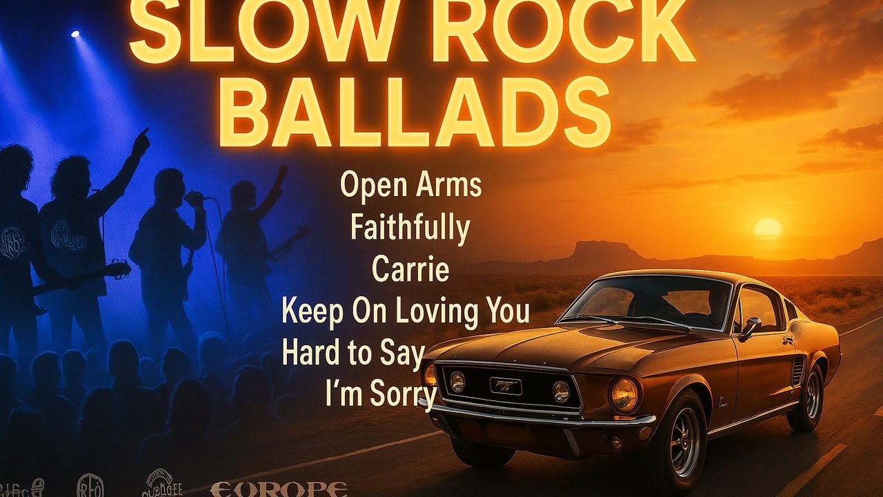 Slow Rock Ballads Love Songs Forevermore | Inspired by Bryan Adams & Bon Jovi | Rock Relax Vibes