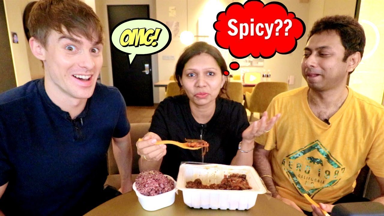 When Indians try Spicy Korean Food Ft. Korean Englishman and Awal Madaan | Spicy Food Challenge | | Kabita Singh | Kabita