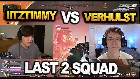 Verhulst vs iiTzTimmy – LAST 2 SQUADS in ALGS Scrims!!