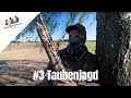 Taubenjagd | Zwei Jäger locken und tarnen| Niedersächsischer Jäger–mit Teppe und Schwenen op Jagd