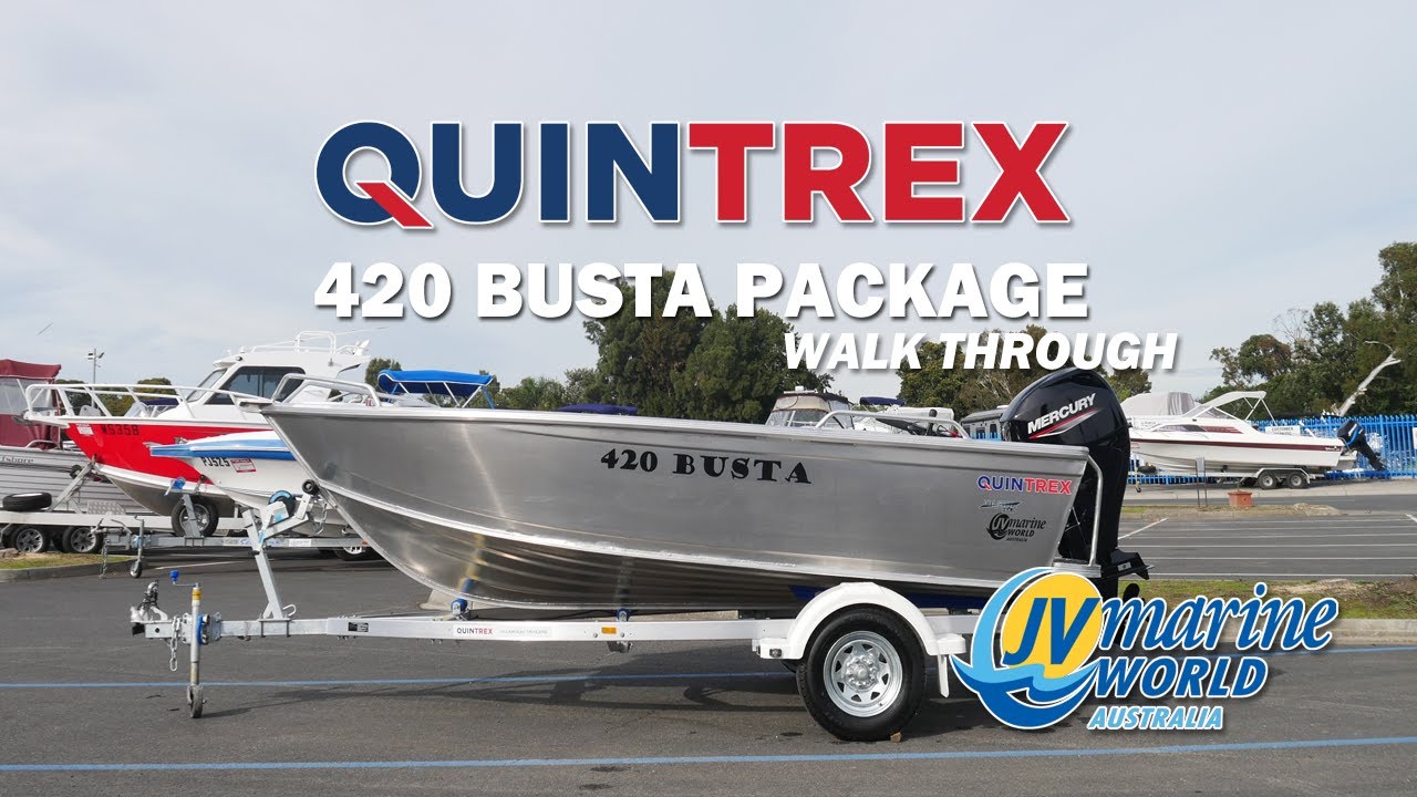 Quintrex 420 Busta Available at JV Marine World YouTube