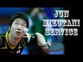 The amazing serve of Jun Mizutani [Slow Motion] [HD]