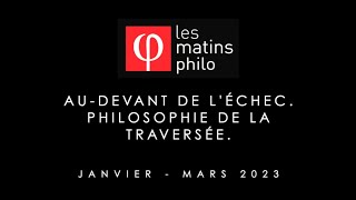 Au Devant De Léchec Christophe Perrin Les Matins Philo S12