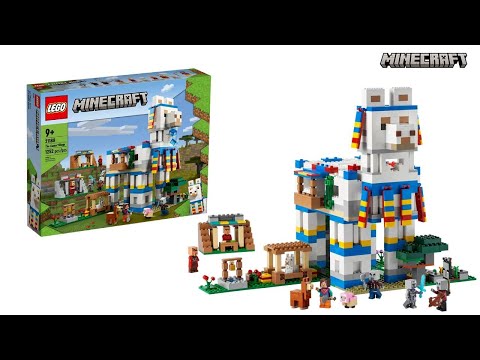 Lego Minecraft - The Llama Village - Speed Build and Review