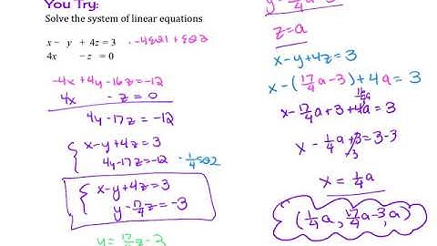 7 3 Day 2 Multivariable Linear Systems Ex 6 and 8 Nonsquare System and Curve Fitting