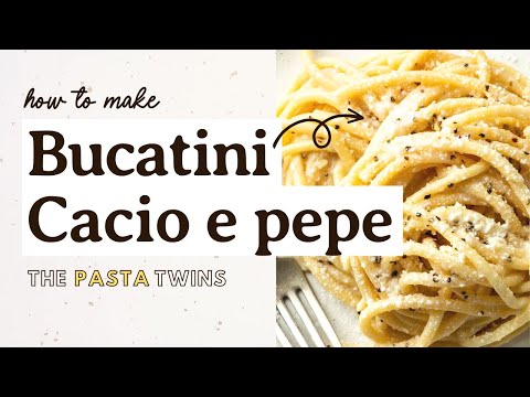 Bucatini Cacio e Pepe