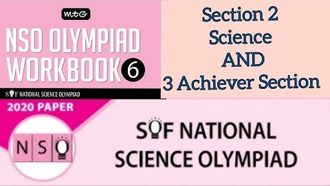 SOF National Olympiad Paper 2020 Section 2 and 3 for class 6