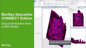 Bentley Descartes CONNECT Edition: Ground Extraction from a 3MX Model