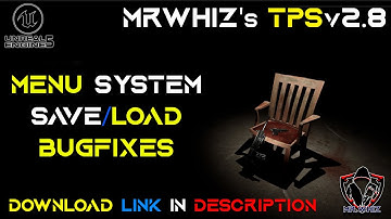 MrWhiz TPSv2.8 - Template Update - Menu/Save/Load #mrwhiz #unrealengine5 #gamedevelopment #alsv4