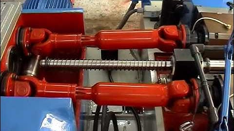 THREAD ROLLING AND SCAFFOLDING PIPE THREAD ROLLING MACHINETRM 25TON EXPO FULL VIDEO
