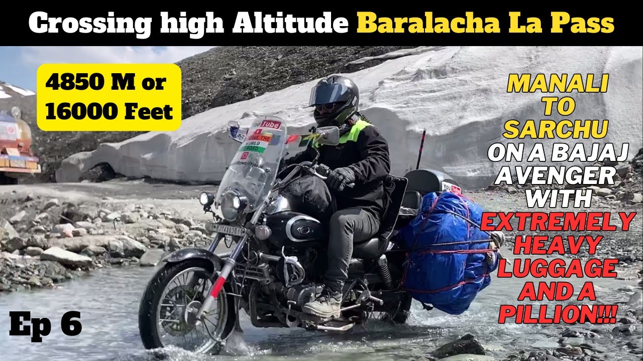 Crossing MIGHTY Baralacha La pass at 16000 feet | EP 6 Manali to Sarchu | "Chal Chale Ladakh" series