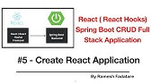 ReactJS Spring Boot CRUD Full Stack App 22 Connecting React With Delete ...