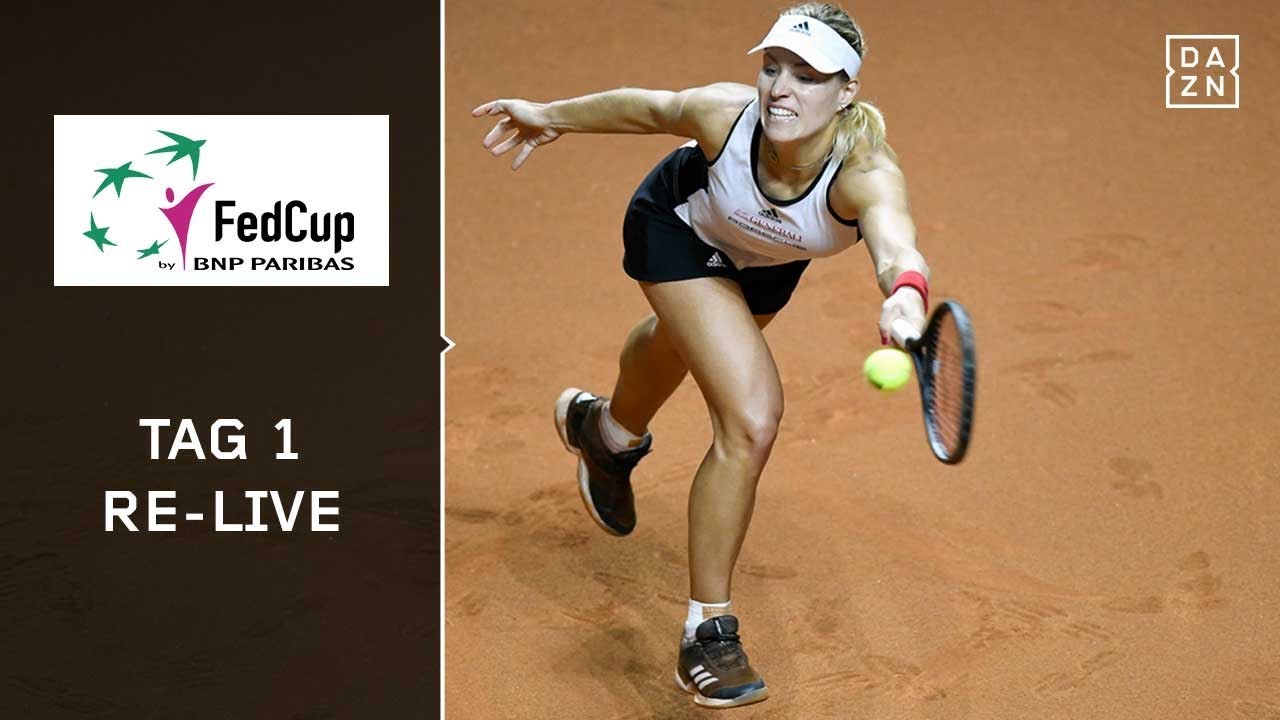 Fed Cup Deutschland - Tschechien, Tag 1 Halbfinale Tennis LIVE Stuttgart DAZN Tennis