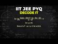 Decode IIT JEE problem Pattern recognition Master Problem solving #iitjee