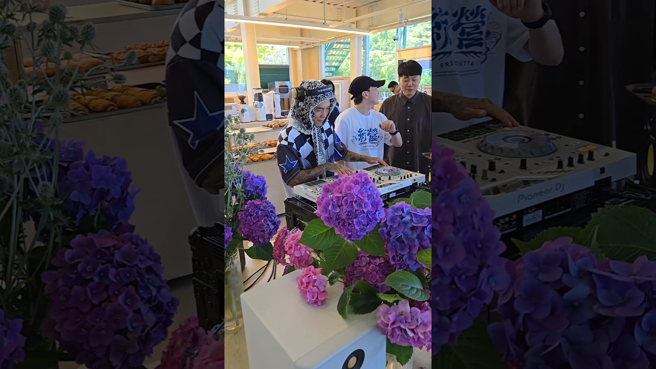 다들 바쁜 와중 오랜만에 근황(통영 아르세 카페 디제잉)#shorts #여행 #브이로그 #dj #근황 #통영 #카페