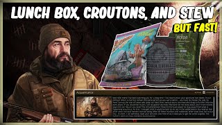 HOW TO FIND ISKRA LUNCH BOXES EMELYA RAY CROUTONS AND BEEF STEW - JAEGER ACQUAINTANCE QUEST - EFT