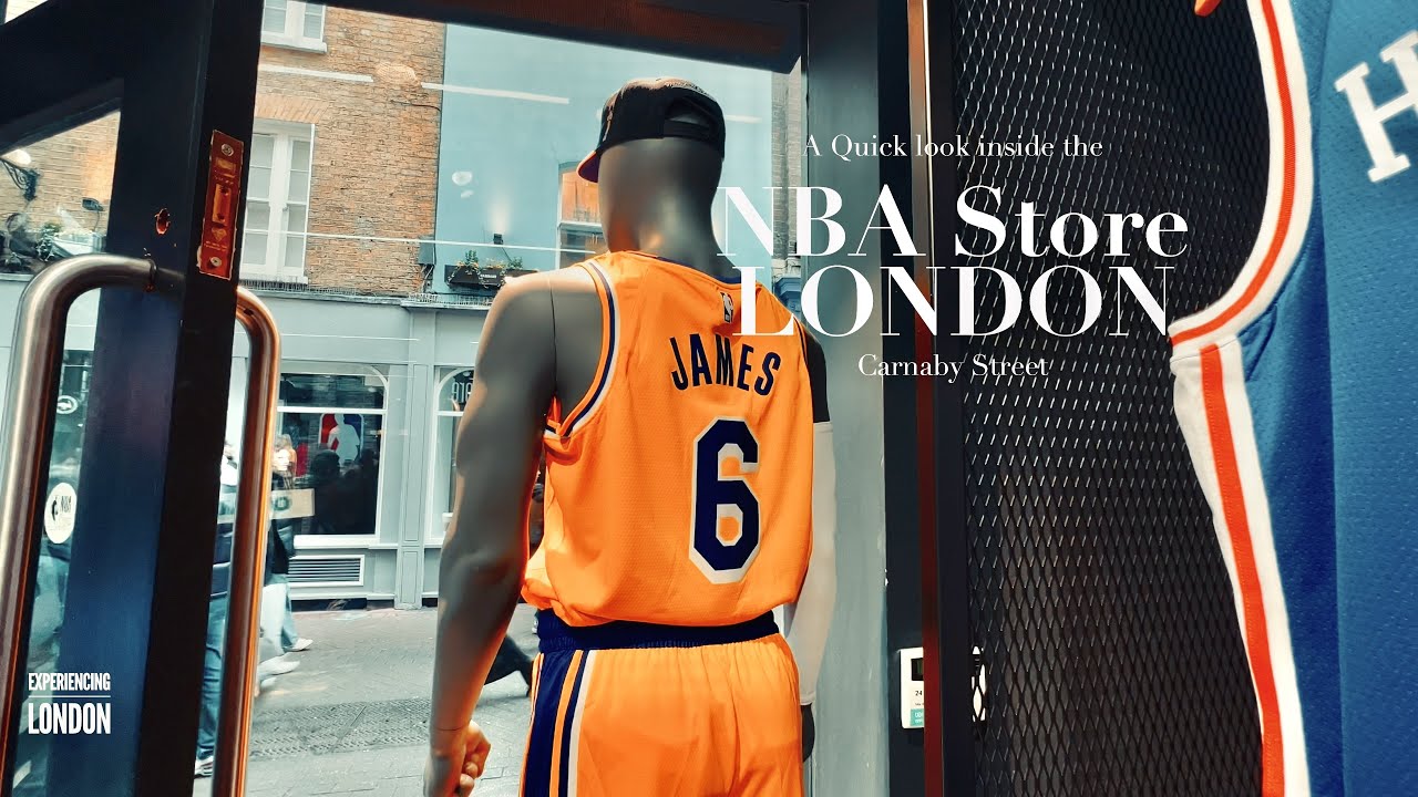 First official NBA store in UK opens in Carnaby, London 