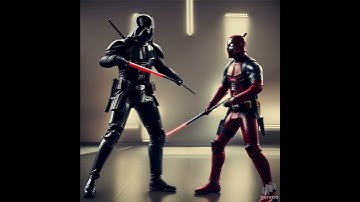 darth vader vs deadpool#shorts #youtube #youtubeshorts #ytshorts #trending #viral #starwars #marvel