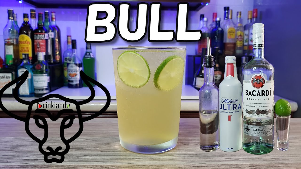 ¿Cómo Preparar El Bull?   | Delicioso Coctel Con Ron Y Cerveza