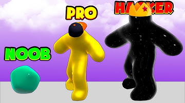 NOOB vs PRO vs HACKER in Blob Runner 3D