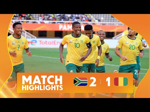 South Africa 2 1 Guinea Match Highlights L TotalEnergies CHAN 2024 L Matchday 3