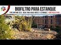 💧 Filtro BIOLÓGICO para ESTANQUE con PECES, sirve para AGUAS GRISES - Tipo PANTANO SECO TRANSITABLE