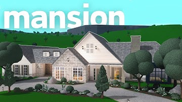 35K MANSION NO GAMEPASS | Bloxburg Tutorial with Voice