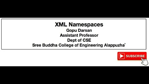 CS368 XML Namespaces