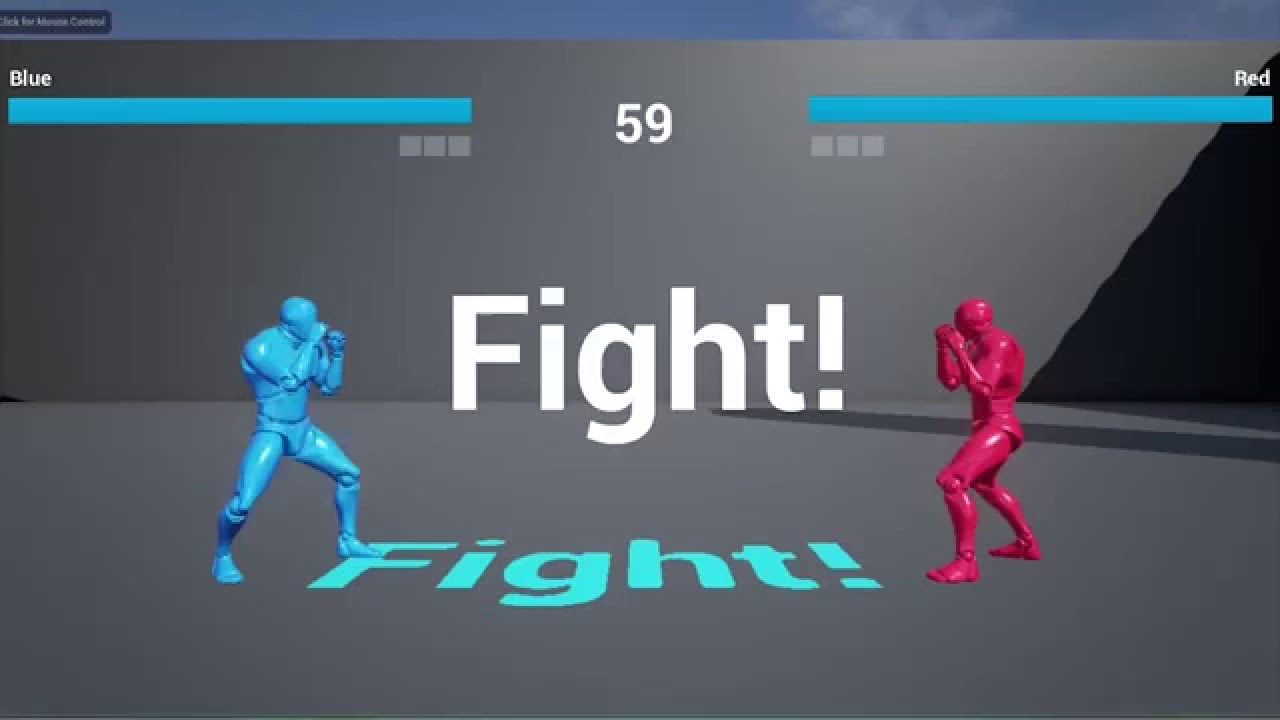 Project: Fighter - Unreal Engine 4 mobile fighting game based on