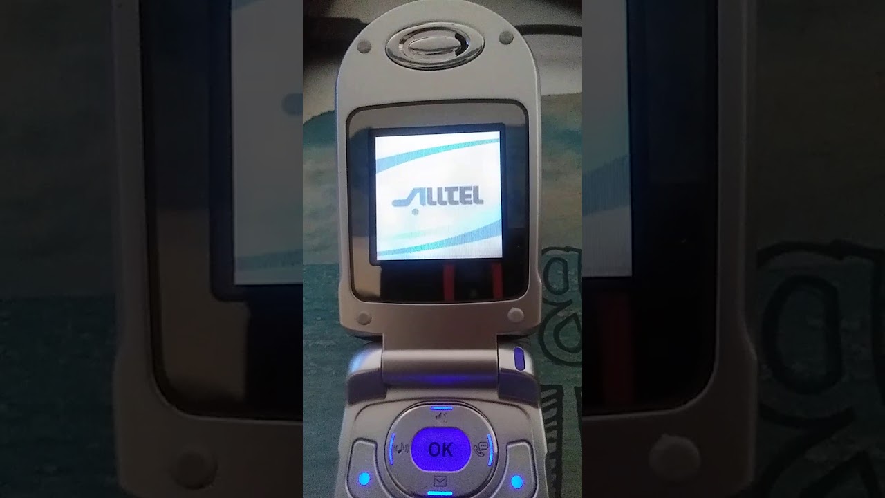 LG VX3200 (Alltel) Startup and Shutdown - YouTube