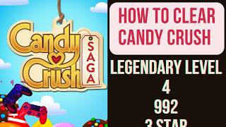 Candy Crush | Level 4992 | Legendary Hard Level | 3 Star | Gameplay walkthrough