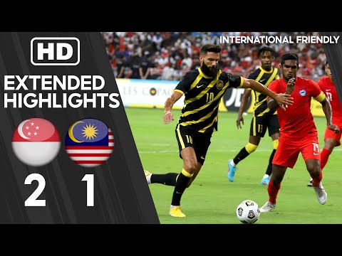 FULL HIGHLIGHTS SINGAPORE (2)-(1) MALAYSIA | INTERNATIONAL FRIENDLY MATCH 26 MARCH 2022