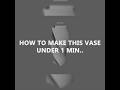 How to model twisted vase under 1 min in maya #autodeskmaya #mayatricks