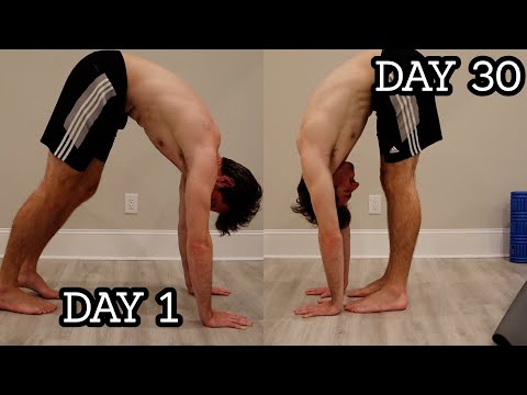 30 Day Hamstring Stretch Progress | Elephant Walk